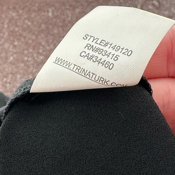 Trina Turk Black Midi Maxi Skirt size 8 - Picture 7 of 10